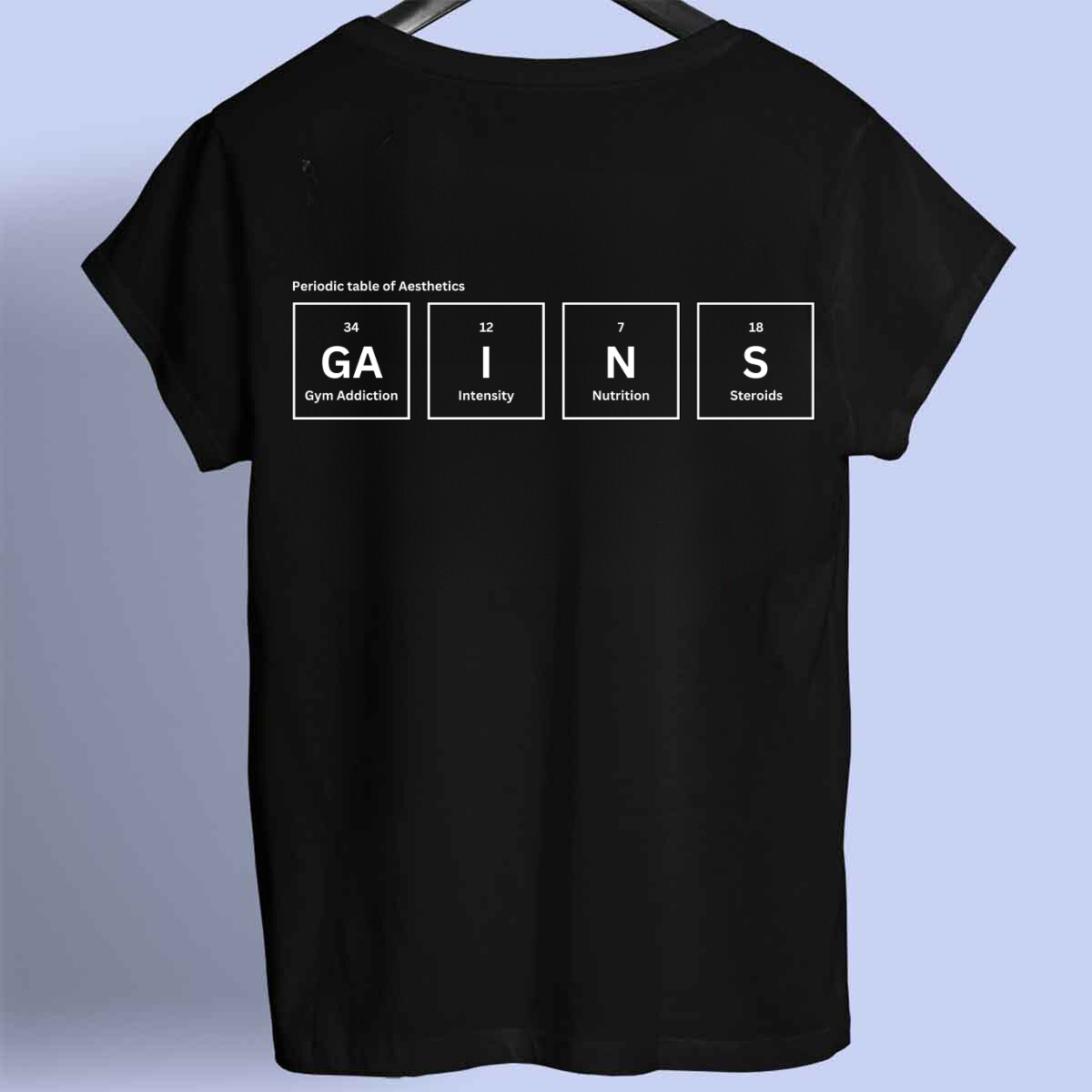 Gains - Premium Shirt Unisex front print