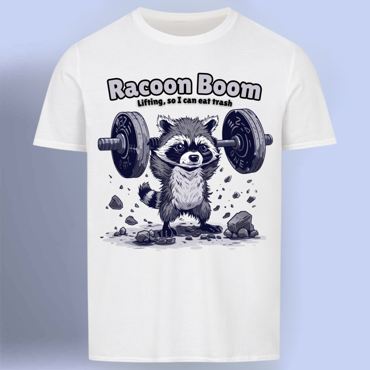 Racoon - Premium Shirt Unisex Backprint