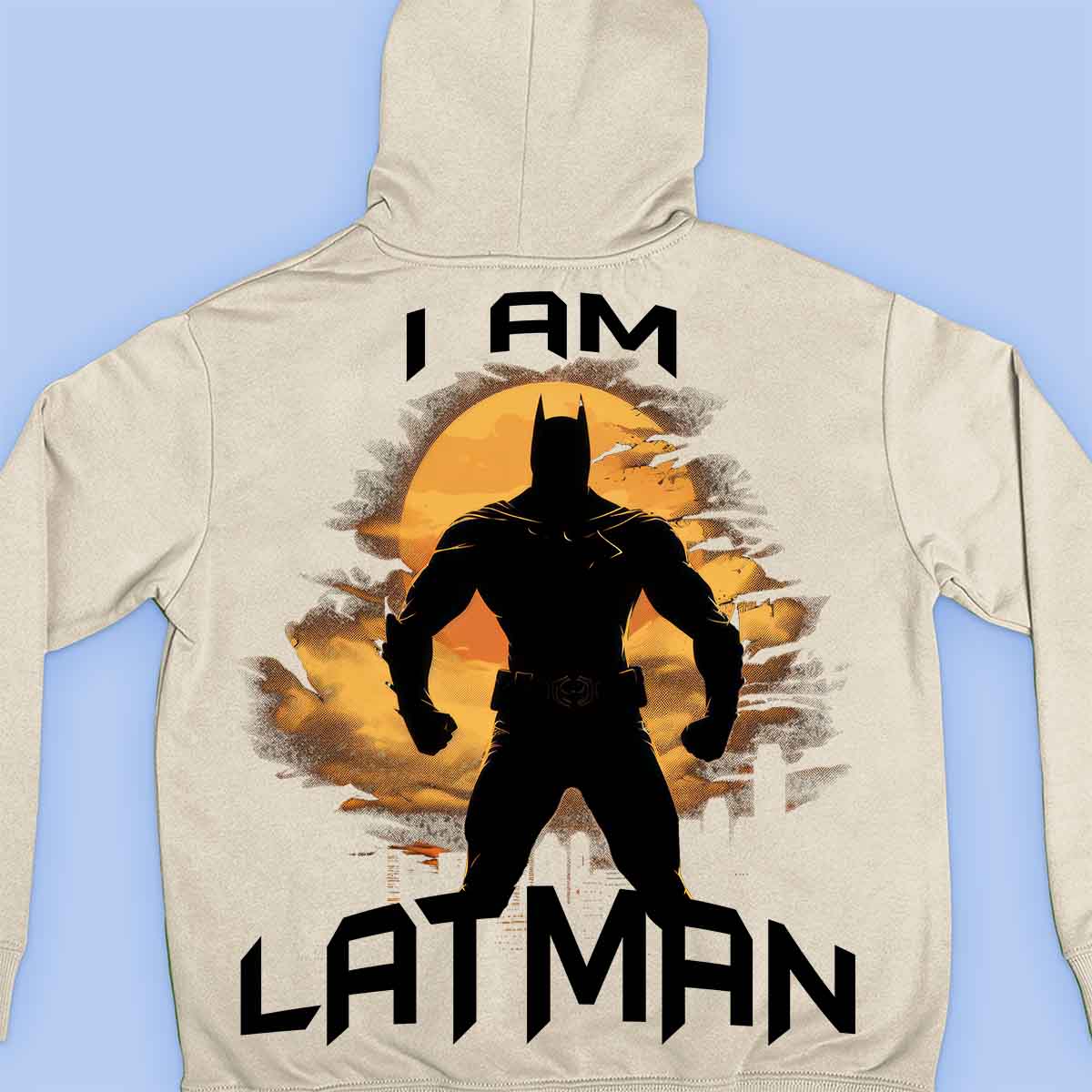 Latman - Premium Hoodie Unisex Backprint