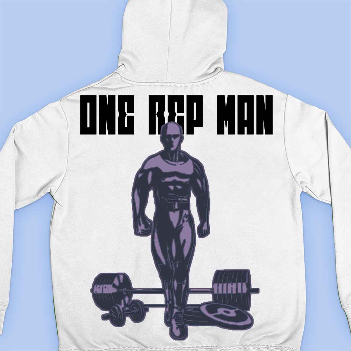 One Rep Man - Premium Hoodie Unisex Backprint