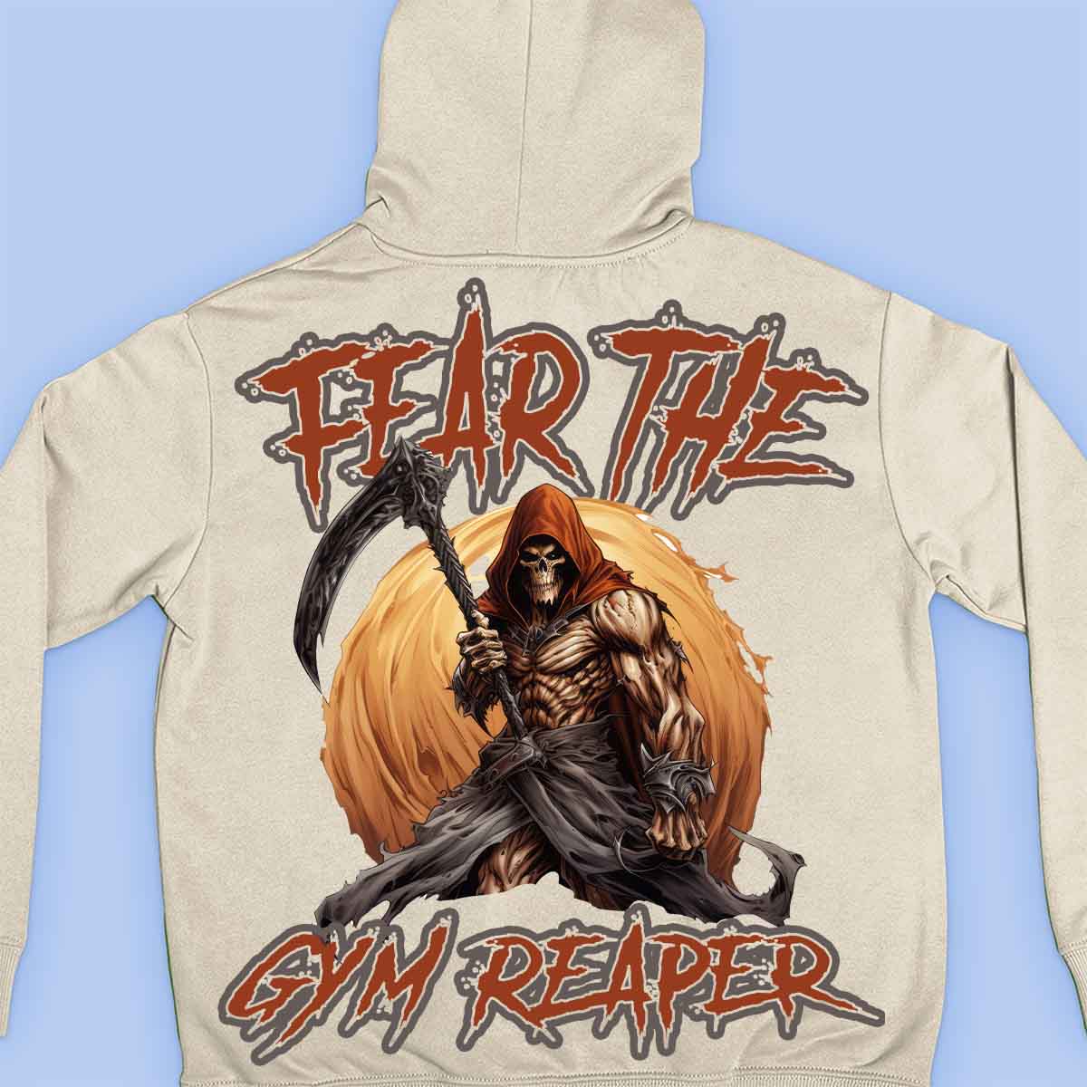 Gym Reaper - Premium Hoodie Unisex Backprint