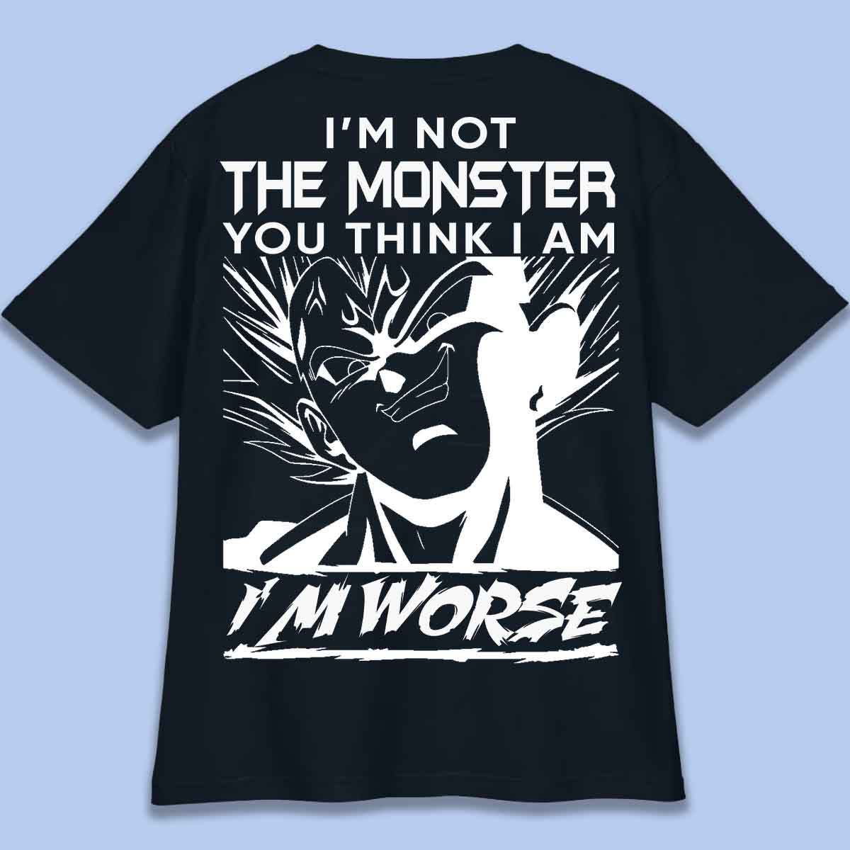 Monster - T-Shirt Oversize Unisex Backprint