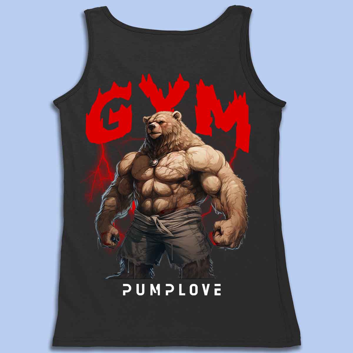 Gym Near - Premium Tank Top Unisex Back Print