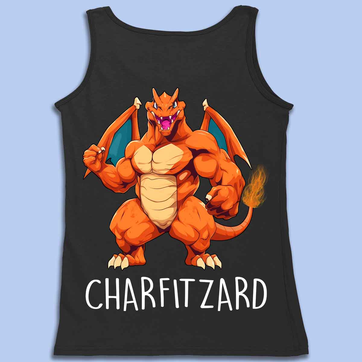 Charizard - Premium Tank Top Unisex Back Print